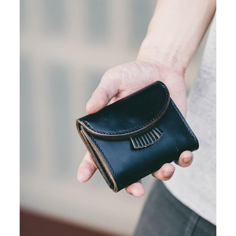 RE.ACT Re-ACT リアクト Chromexcel Leather Fringe Three Fold