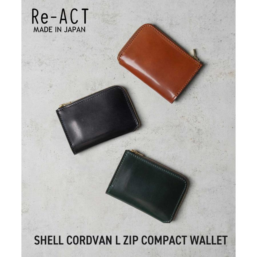 REACT リアクト SHELL CORDVAN L ZIP COMPACT WALLET 財布 メンズ