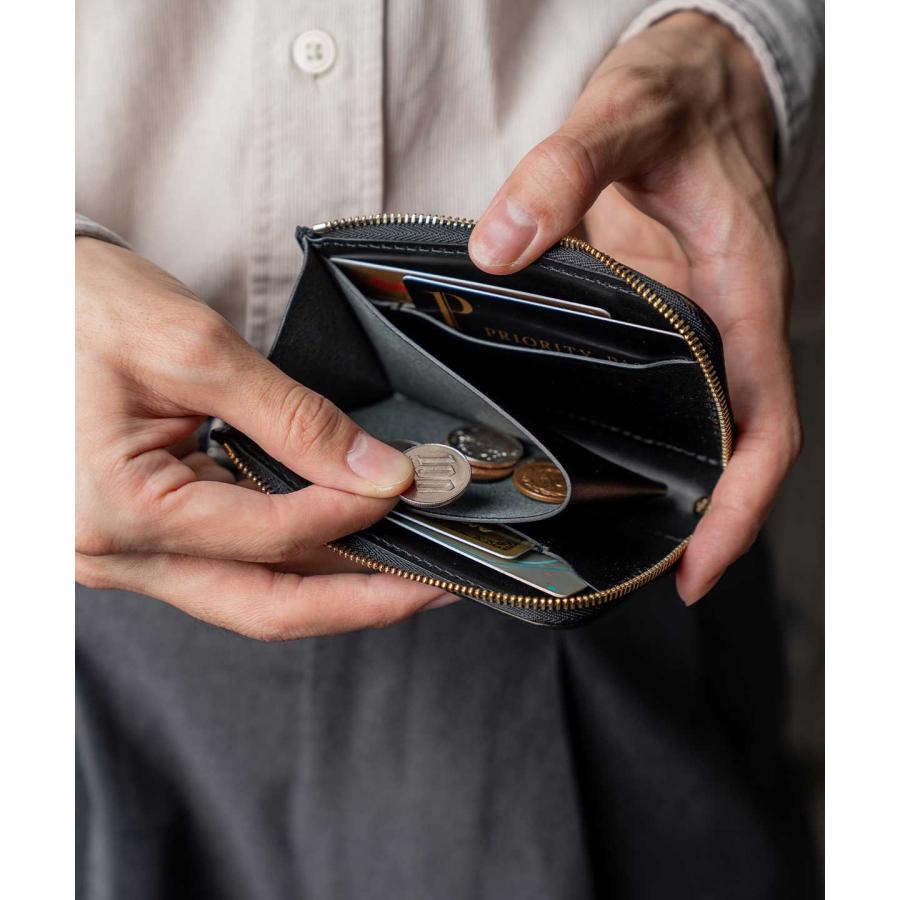 REACT リアクト SHELL CORDVAN L ZIP COMPACT WALLET 財布 メンズ