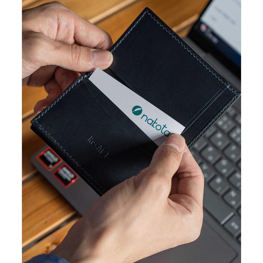 リアクト Indigo Card Case カードケース 名刺入れ メンズ レディース