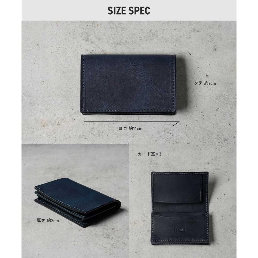 リアクト Indigo Card Case カードケース 名刺入れ メンズ レディース
