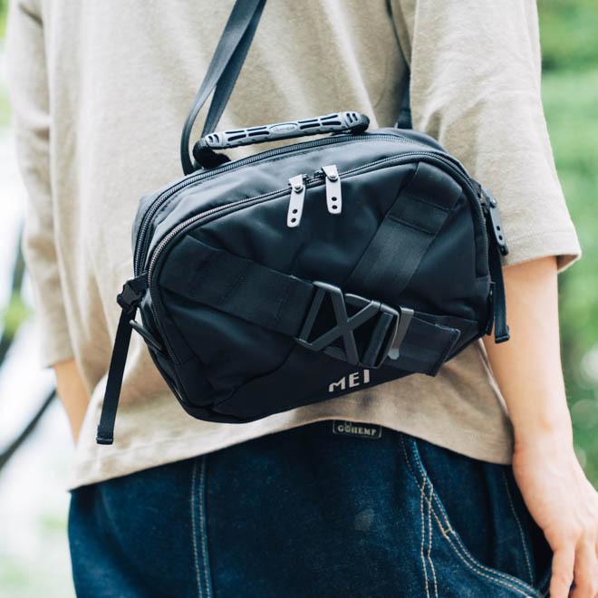 MEI（メイ） エムイーアイ Scrambler W belt mini shoulder スクラン