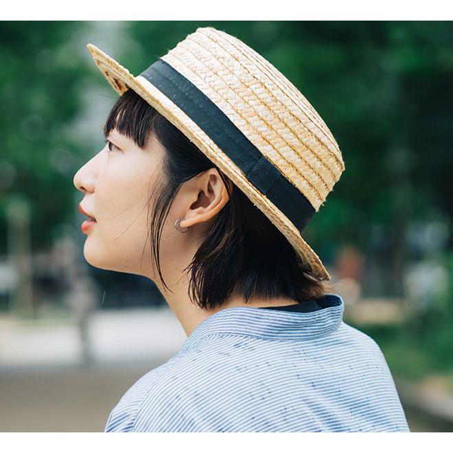 半額】 レディース 麦わら帽子 紫外線対策 夏 ベージュ 帽子 フォルムハット おしゃれ イーザッカマニアストアーズ UVカット ライトキャンバス ハット 折りたたみ