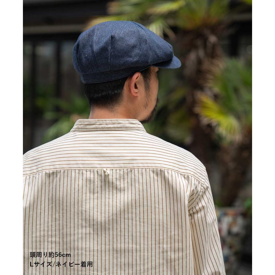 Ruben RUBEN / ルーベン / DENIM BIG CASKET / 帽子 キャスケット