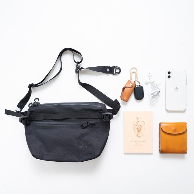 美品 AS2OV WATER PROOF FANNY PACK BLACK AS2OV（アッソブ） AS2OV WATER PROOF CORDURA 305D FANNY PACK
