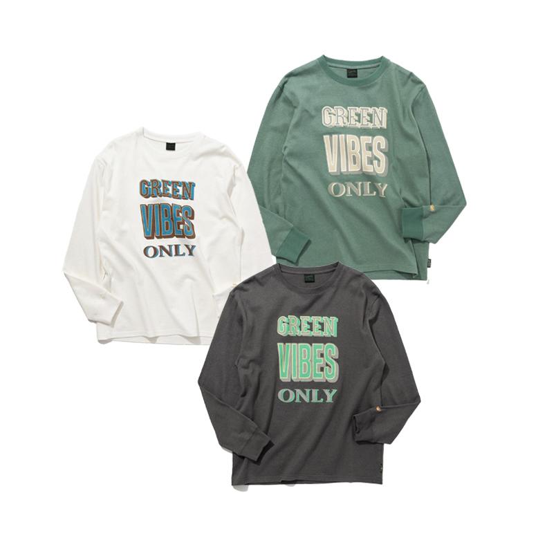 GOHEMP（ゴーヘンプ） GREEN VIBES ONLY L/SL TEE ロングスリーブT 