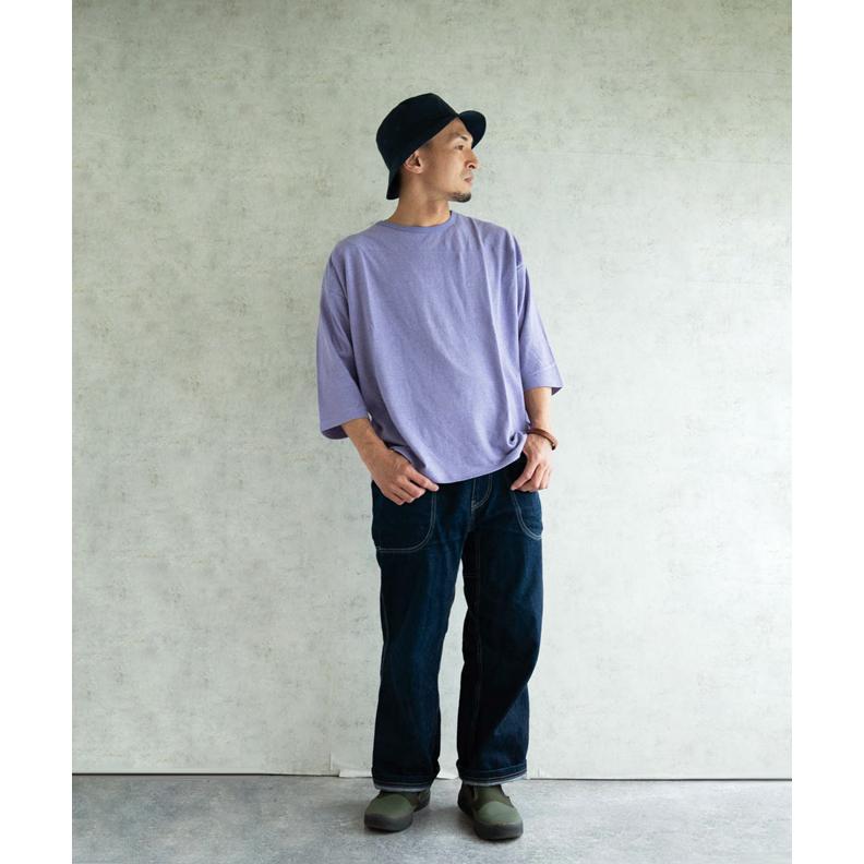 GOHEMP（ゴーヘンプ） オーガニックコットン 7分丈ワイドフットボールT
