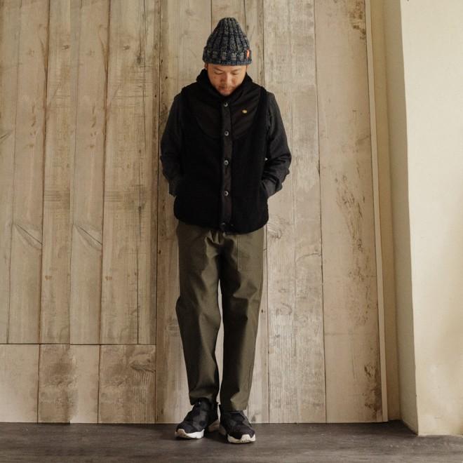 GOHEMP ゴーヘンプ MONGOLIAN VEST モンゴリアンベスト ボア フリース  