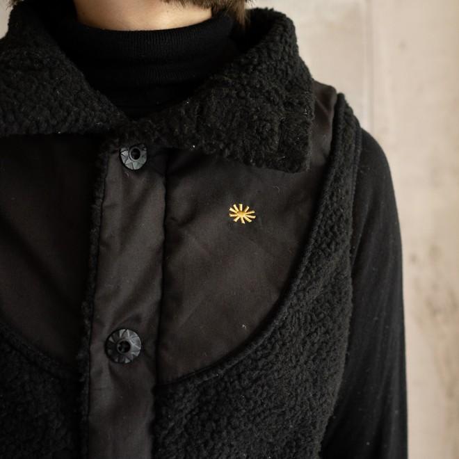 GOHEMP（ゴーヘンプ） MONGOLIAN VEST モンゴリアンベスト ボア 
