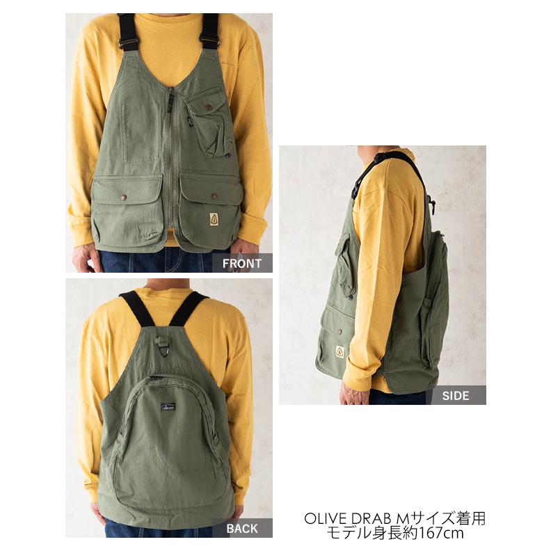 GOHEMP FIRE RIDGE VEST OLIVE DRAB サイズM GOHEMP（ゴーヘンプ） FIRE RIDGE VEST ベスト ウェア ヘンプコットン
