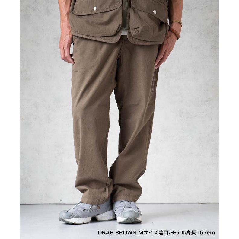 GOHEMP（ゴーヘンプ） HEMP UTILITY BASIC PANTS ブラック ブラウン グ