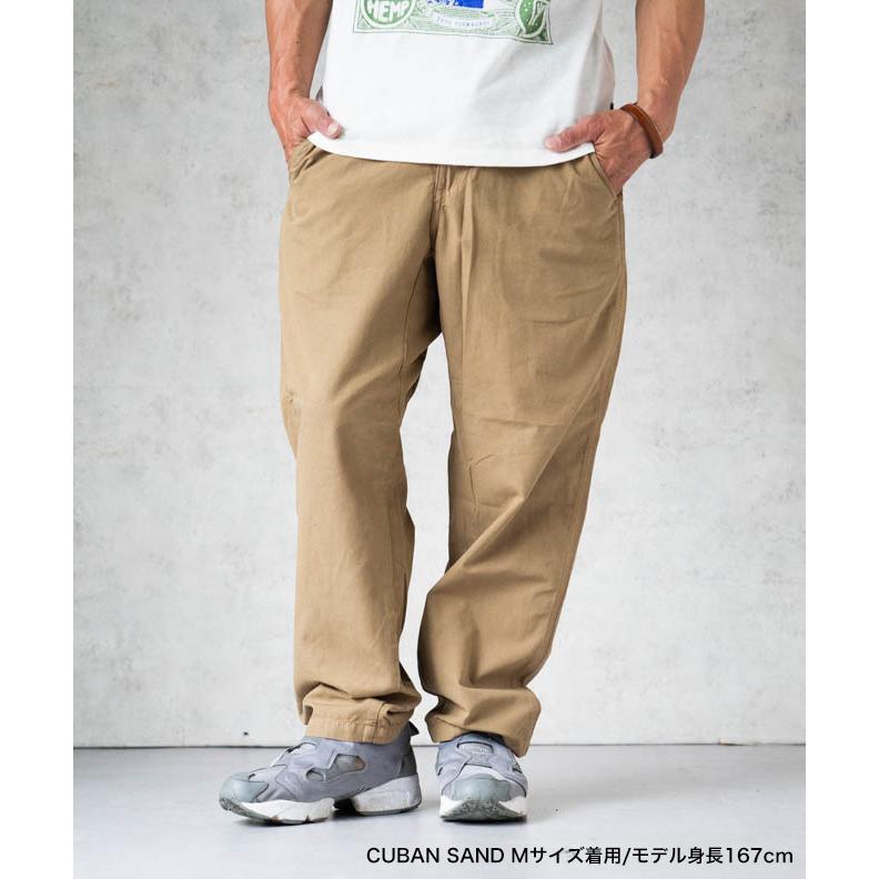 GOHEMP（ゴーヘンプ） HEMP UTILITY BASIC PANTS ブラック ブラウン グ