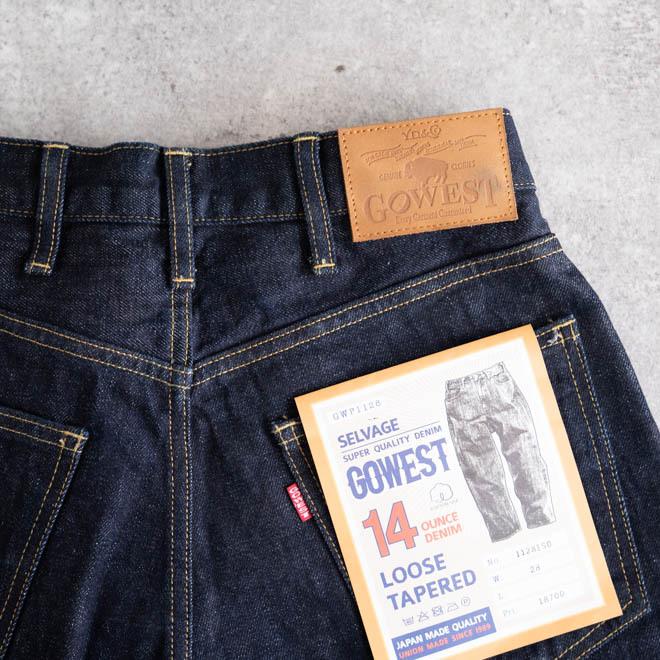 GOWEST / selvedge denim pants シンチバック Cinch Back Jeans - Five Plus One