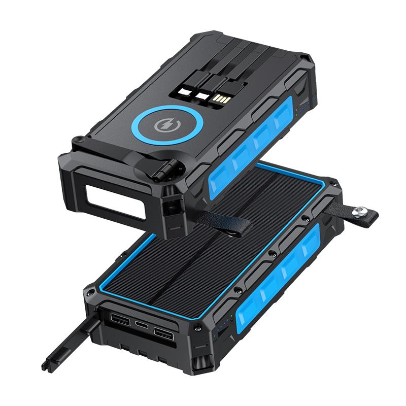 ソーラーモバイルバッテリー 20000mAh ソーラー充電器 手回し ソーラーモバイルバッテリー 20000mAh ソーラー充電器 手回し