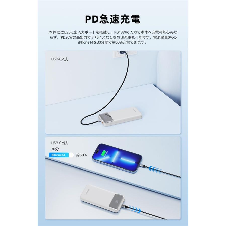 Philips（フィリップス） モバイルパッテリー 大容量 10000mAh スマホ