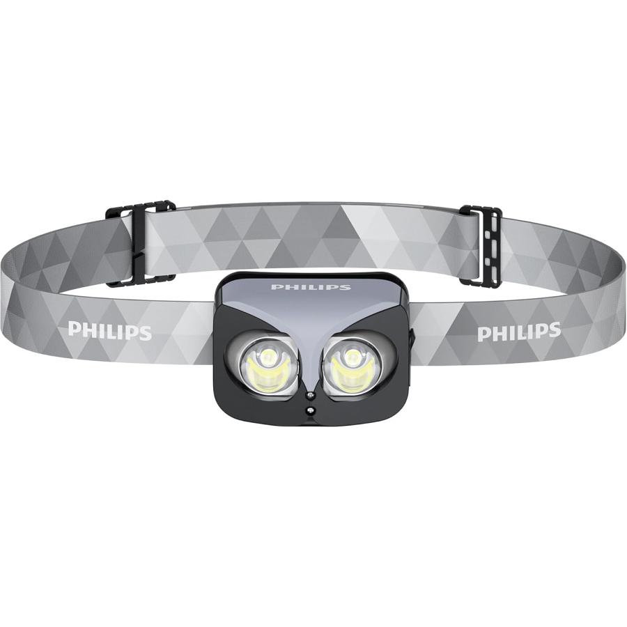 Philips (フィリップス) ヘッドライト USB充電式 高輝度 450ルーメン