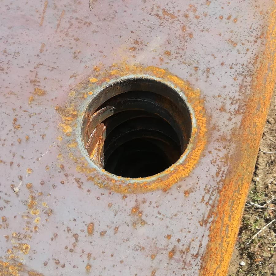 敷鉄板 19mm 3x6 (吊り穴あり)※1枚あたりの価格です。【 中古S級 敷鉄板 19mm 3x6 (吊り穴あり)※1枚あたりの価格です。【 中古S級