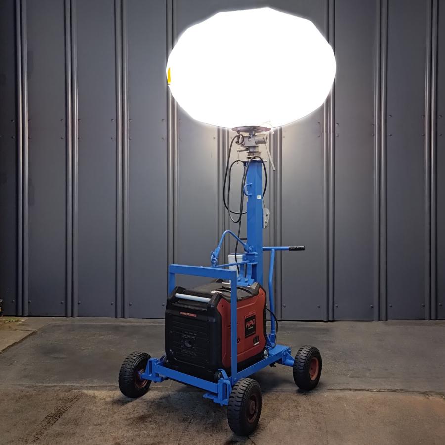 セット売り】バルーンライト 投光器 テラスター仕様 ＋ 発電機 【中古 