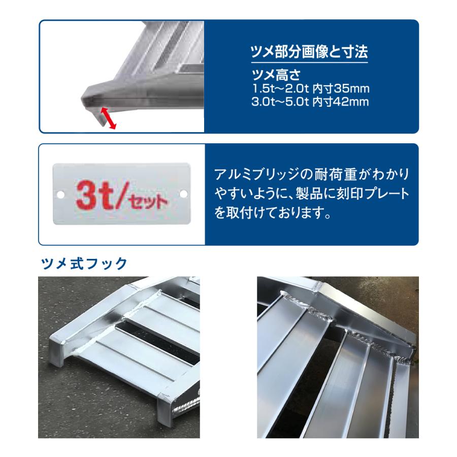 3トン(3t) ツメ式 全長2700/有効幅400(mm)【GP-270-40-3.0T】昭和 