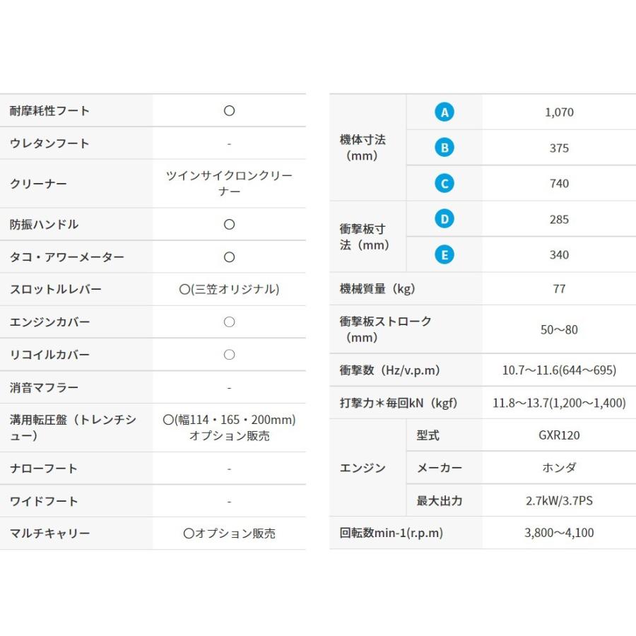 三笠産業 ランマー MT-77HRL【メーカー直送】 : ナンブショップ 三笠産業 ランマー MT-77HRL【メーカー直送】 : ナンブショップ