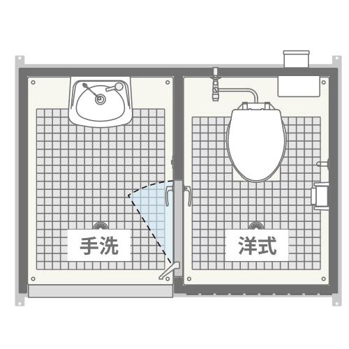 ハマネツ 屋外トイレ EPOCH エポックトイレ TU-EPFMW 簡易水洗 ベーシック |  | 03