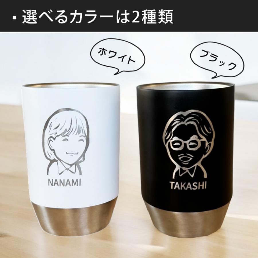 名入れ プレゼント タンブラー ギフト 手描き ゆるかわ 似顔絵