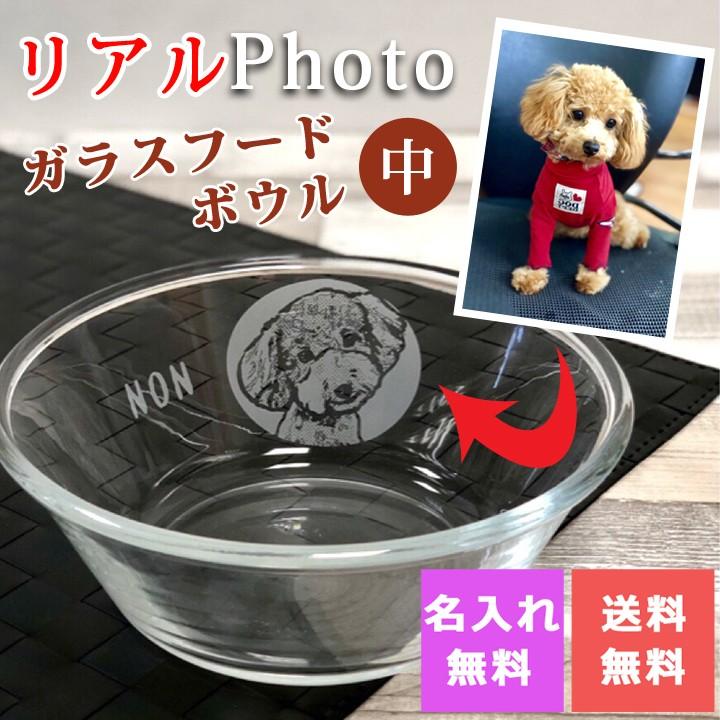 結婚祝い ペット リアルフォト似顔絵ガラスフードボウル 中 犬 猫 プレゼント 送料無料 新生活 敬老の日 Sb150 名入れプレゼントショップ夕立窯 通販 Yahoo ショッピング