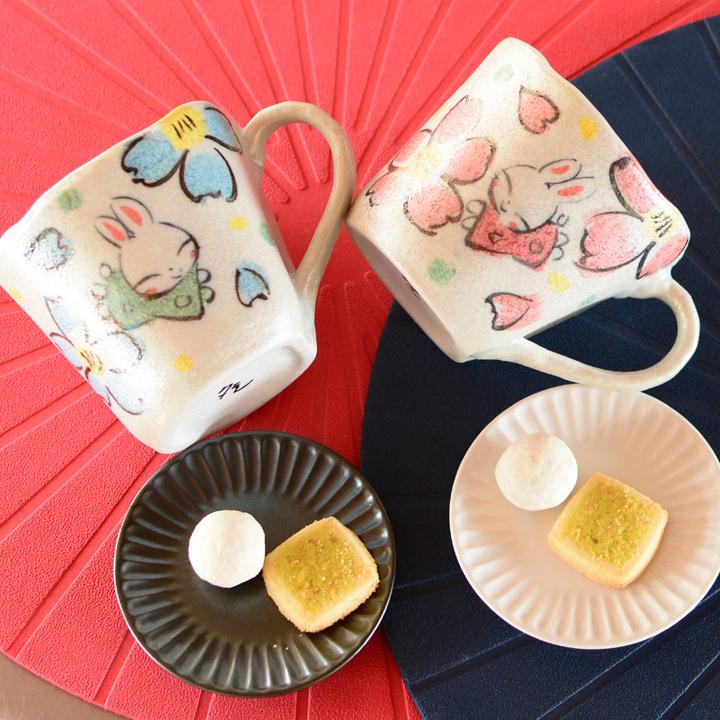 父の日ギフト 送料無料 早割 実用的 マグカップ 名入れ ほのかにきらめくうさぎパールマグカップ単品 と 有機 和紅茶 澪 セット 和 最速 Yk609 名入れプレゼントショップ夕立窯 通販 Yahoo ショッピング