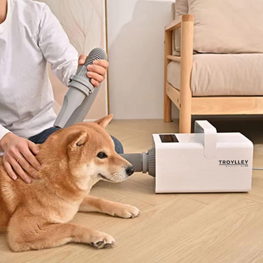 Troylley ペット ドライヤー 業務用 タッチパネル画面で簡単操作 大