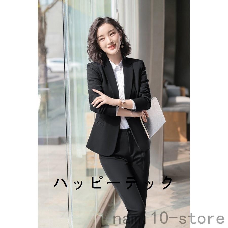 市場 送料無料 3点セット 制服 パンツセットスカートセット 無地 セットアップ ジャケット スカート ベスト ジャケット パンツ レディーススーツ