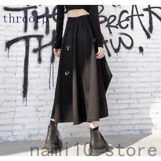 ロング スカート レディース 原宿系 韓国系 パンク ロック 個性的 Naimei Nami 通販 Yahoo ショッピング