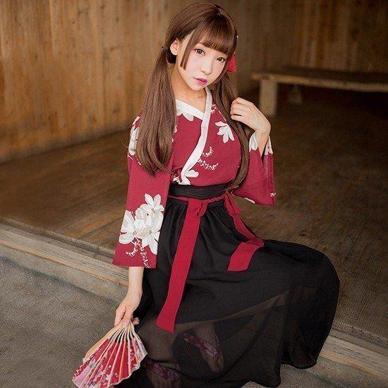 花魁 コスプレ あすつく 送料込み 大正 ロマン 衣装 はいからさん 着物 コスプレ 大正 大正ロマン 袴 巫女 コスプレ 昭和レトロ 2ピース 花魁 ドレス Nam17 e Naimei Nami 通販 Yahoo ショッピング