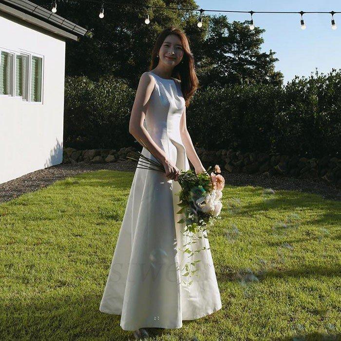 全品送料0円 シンプル お呼ばれ ドレス 結婚式 ウエディングドレスマキシ丈 ワンピース 白 花嫁 二次会 フォーマル Aライン フレア ロング丈 披露宴 前撮り海外 エレガント Aライン サイズ Xl Www Auschule S Schule Bw De