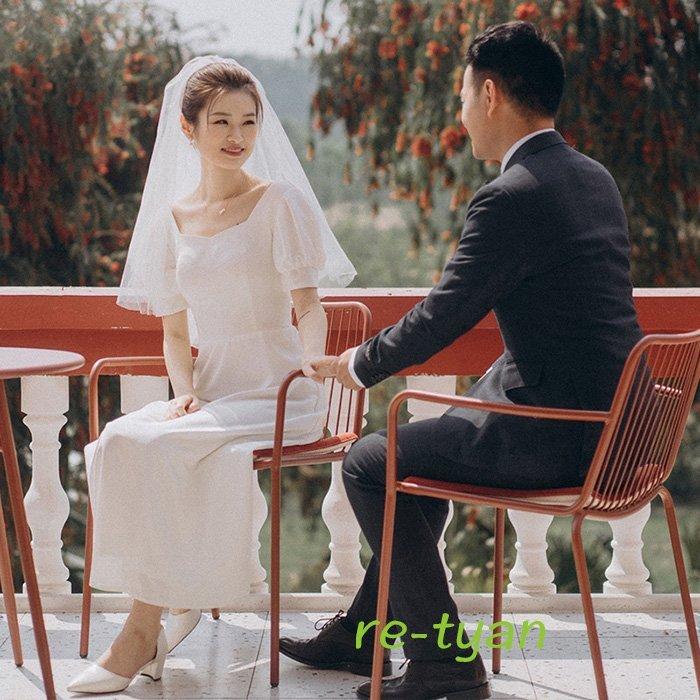 ウェディングドレス ミモレ丈 カジュアル 海外挙式 二次会 花嫁 白 ワンピース 袖あり Aライン エレガント 大人 可愛い前撮り 海外 フォトウエディング おしゃれ Q5sy2bvdrg ドレス ブライダル Zephyrcafe Com Au