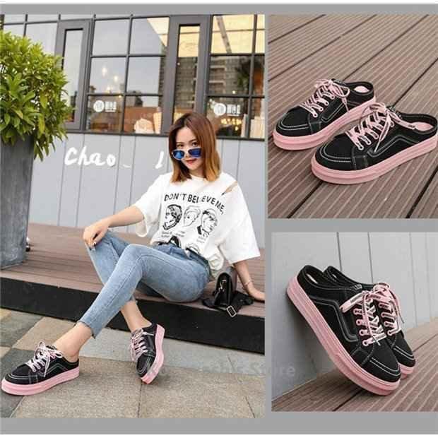 期間限定セール スニーカー レディース 滑り止め キャンバス 春夏 かかとなし アウトソール 女性用 ラバー 人気 Nam218 2779 Naimei Nami 通販 Yahoo ショッピング