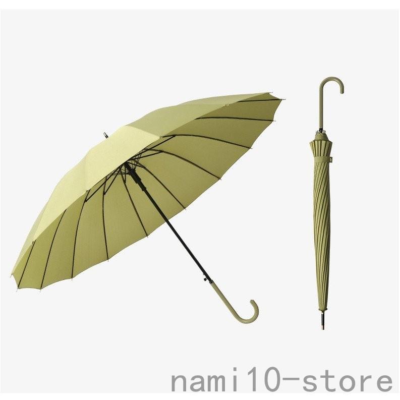 傘レディース長傘風に強い傘おしゃれシンプルジャンプ傘傘16本骨地味シンプルｖ丈夫耐風便利 Nam41 Naimei Nami 通販 Yahoo ショッピング