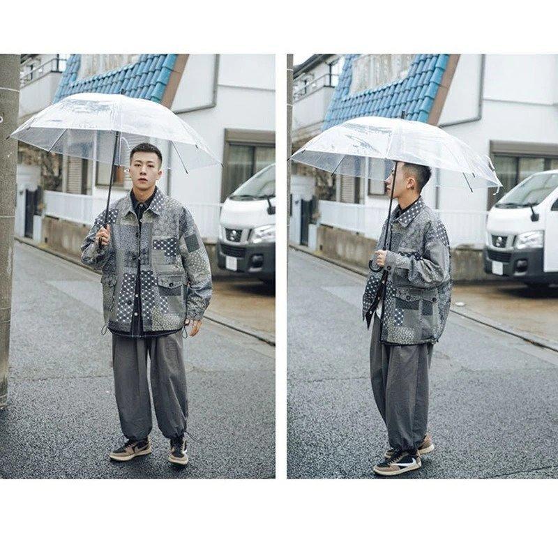 ジャケット ビッグシルエット 和柄 パッチワーク 韓国 ファッション メンズ ゆったり 長袖 ロングスリーブ メンズ ストリート カジュアル メンズ 春 秋 個性 Nam415 Naimei Nami 通販 Yahoo ショッピング