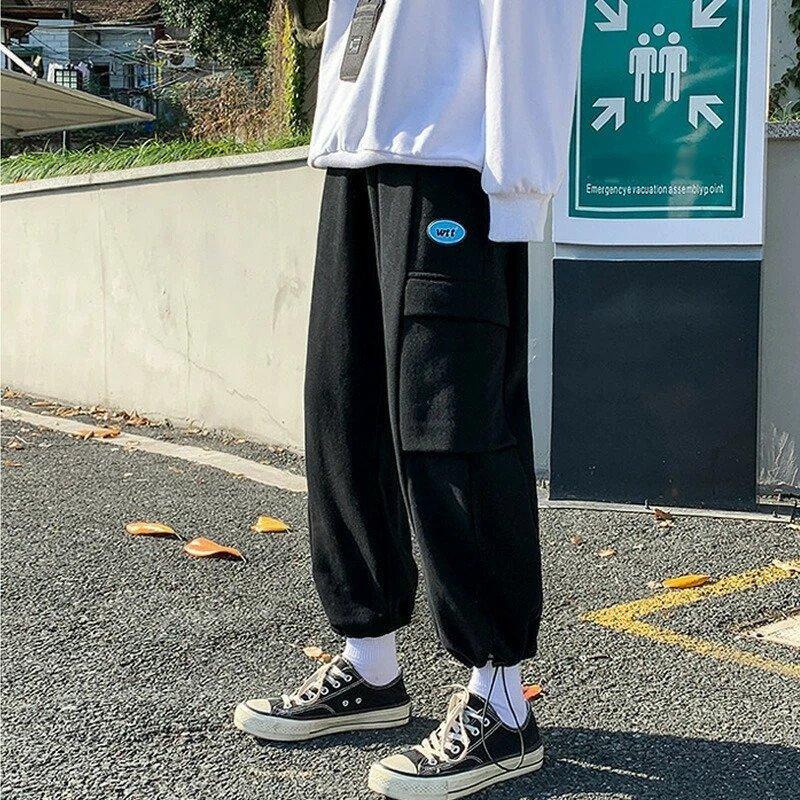 メンズ スウェットカーゴパンツ スウェットパンツ メンズ ルーズ ゆったり ストリート系 スト系 モード系 ネオイケメン 春服 春 秋服 冬服 ダンス サブカル Nam415 Naimei Nami 通販 Yahoo ショッピング