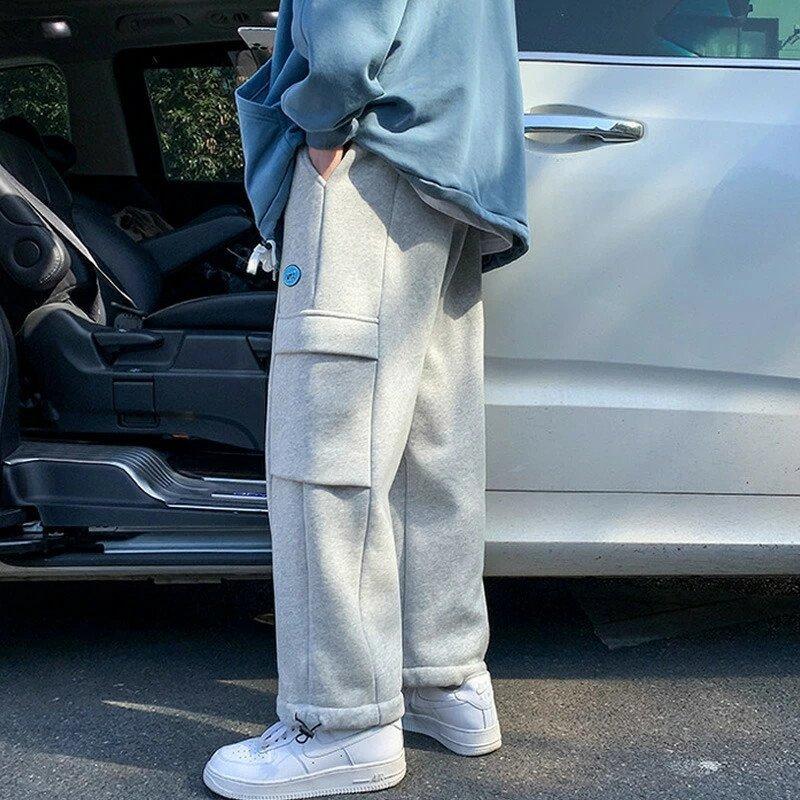 メンズ スウェットカーゴパンツ スウェットパンツ メンズ ルーズ ゆったり ストリート系 スト系 モード系 ネオイケメン 春服 春 秋服 冬服 ダンス サブカル Nam415 Naimei Nami 通販 Yahoo ショッピング