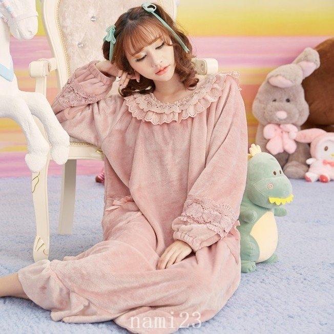 安い 姫ネグリジェ パジャマ ロリータ 可愛い ゆめかわいい ネグリジェワンピースルームウェアパジャマ可愛いロリータロリィタ部屋着オシャレ冬モコモコ 下着 靴下 部屋着 Www Premiumlinguisticservices Com