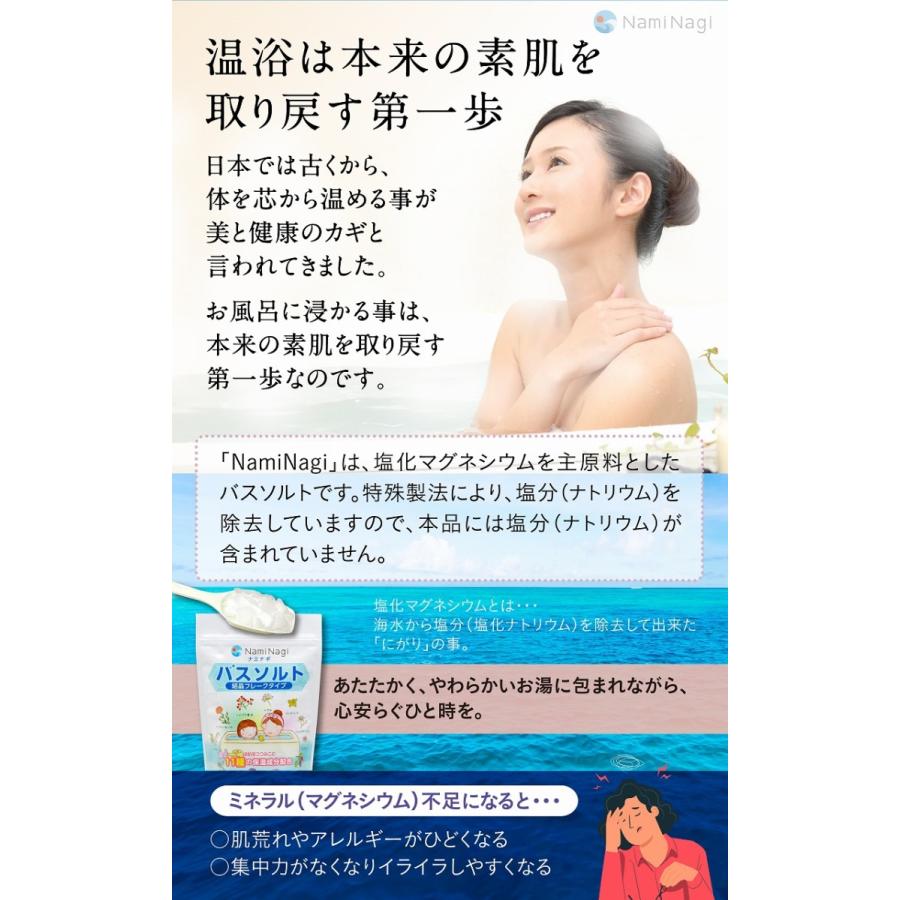 バスソルト 入浴剤 マグネシウム 保湿 【乾燥肌や敏感肌にも】 天然