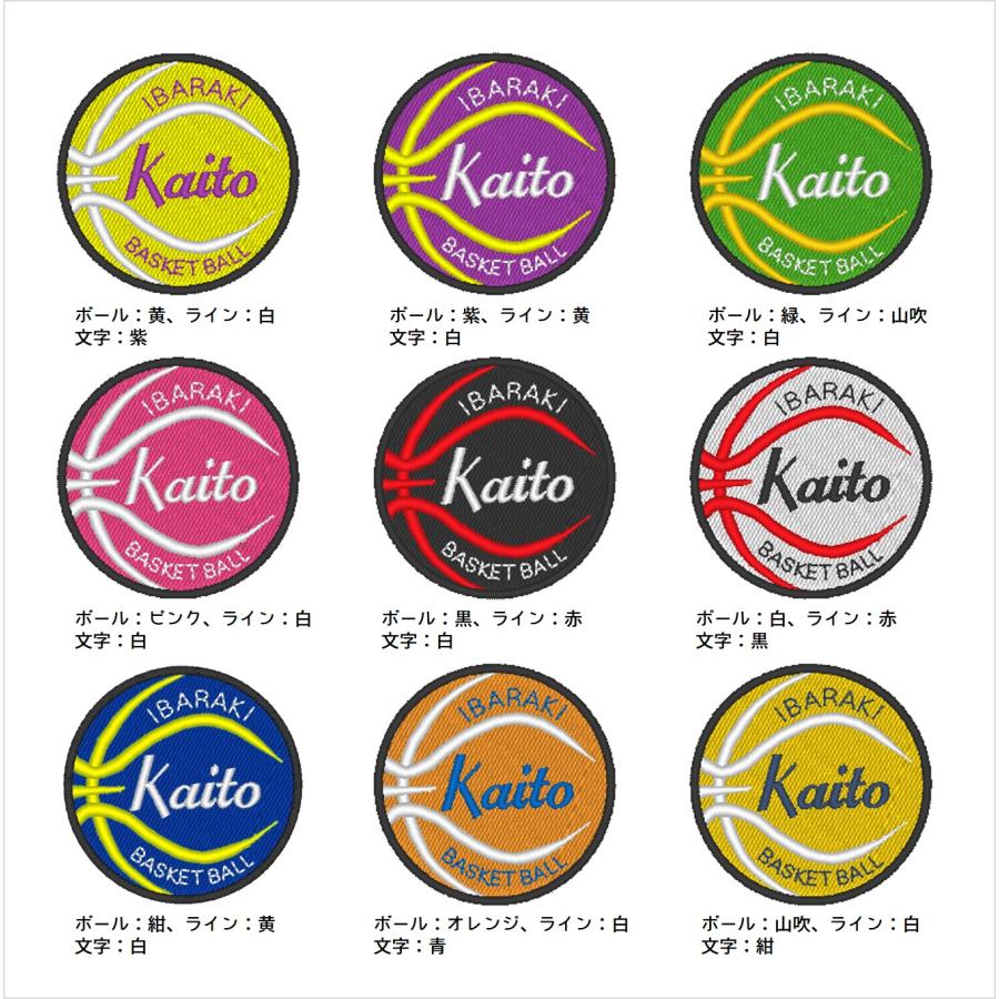 バスケボール　マスコット　ネーム刺繍　28個 バスケボール マスコット ネーム刺繍 28個