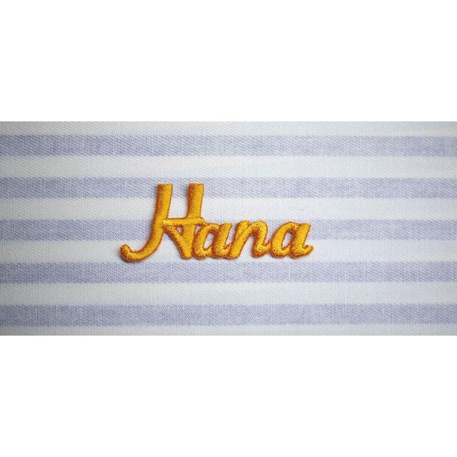 アルファベットのお名前ワッペン 5文字まで セミオーダーメイド : 刺繍