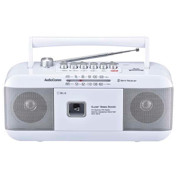 【ラジカセ】オーム電機　AM／FM ステレオラジオカセットレコーダー　RCS-351Z｜nammara-store