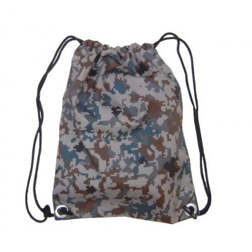 ナップサック】迷彩ナップサック ポケットなし【デジタル迷彩】 : なん