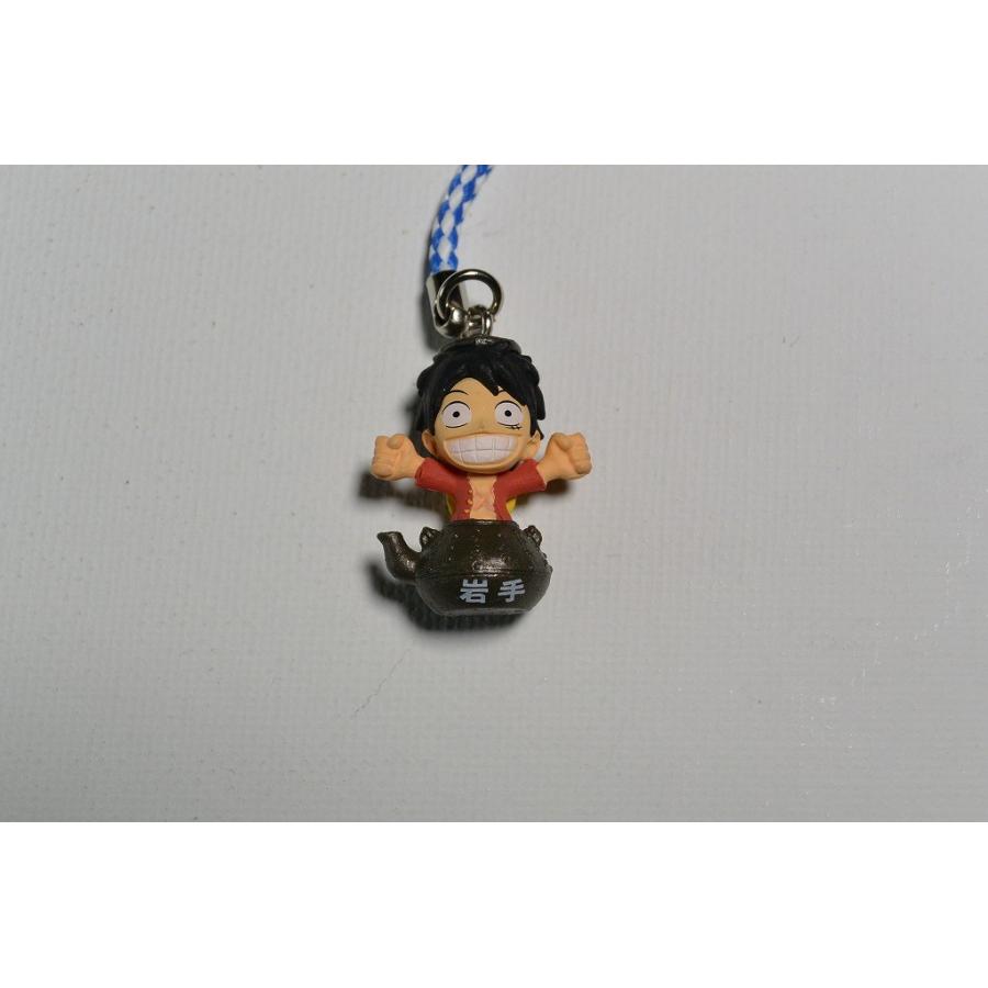 岩手県限定】ONE PIECE（ワンピース） 南部鉄瓶 ルフィ 根付 ご当地