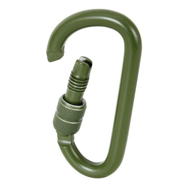 【米軍】Rothco（ロスコ）　ロッキングカラビナ（80MM Locking Carabiner）【OD／オリーブドラブ】 247｜nammara-store｜02