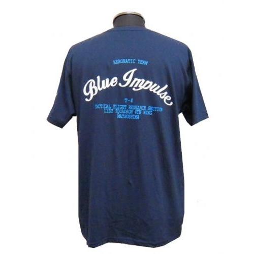 Tシャツ】JASDF（航空自衛隊） ブルーインパルス Tシャツ 袖ポイント