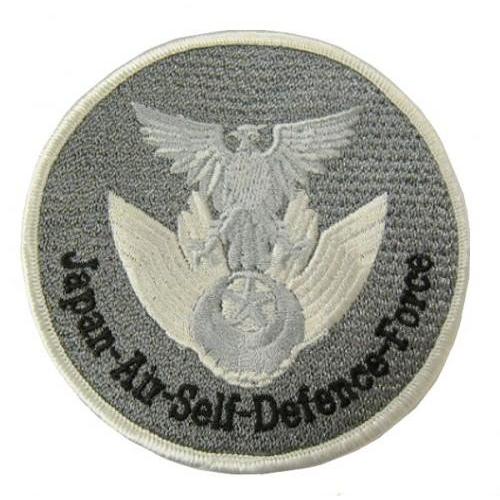 【航空自衛隊】JASDF　航空自衛隊マーク　ワッペン　グレー（JASDF Patch）｜nammara-store