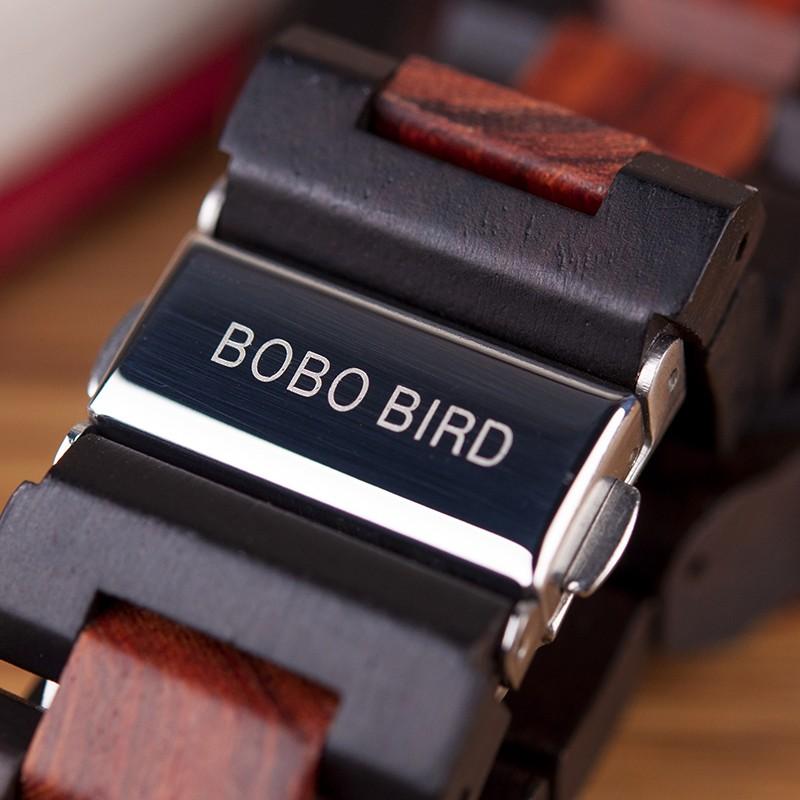 BOBO BIRD 木製機械式時計 男性レロジオMasculinoビッグメンズ腕時計トップブランドの高級時計 R05-2｜namo｜03